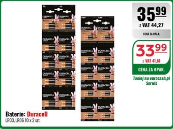 Eurocash Baterie: Duracell 10 x 2 szt. oferta