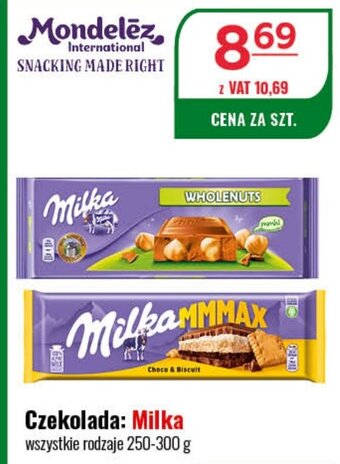 Eurocash Czekolada: Milka 250-300 g oferta