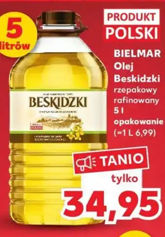 Kaufland BIELMAR Olej rzepakowy rafinowany 5l oferta