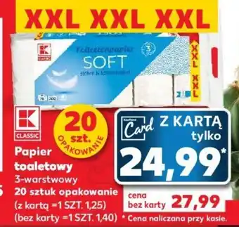 Kaufland Papier toaletowy 3-warstwowy oferta