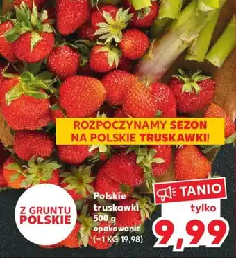 Kaufland Polskie truskawki 500 g opakowanie oferta