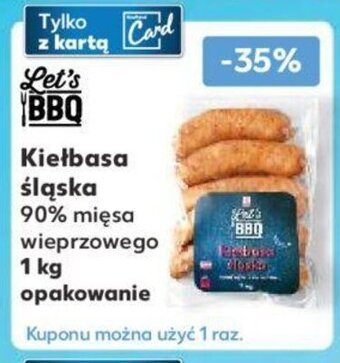 Kaufland Let's BBQ Kiełbasa śląska 1kg oferta