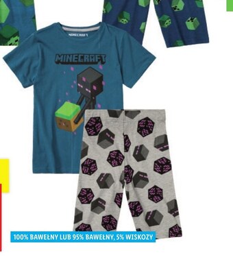 Lidl Piżama dziecięca minecraft oferta