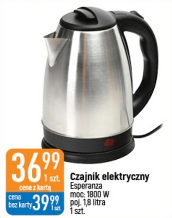 E.Leclerc Czajnik elektryczny esperanza oferta