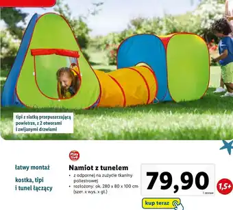 Lidl Play tive Namiot z tunelem oferta