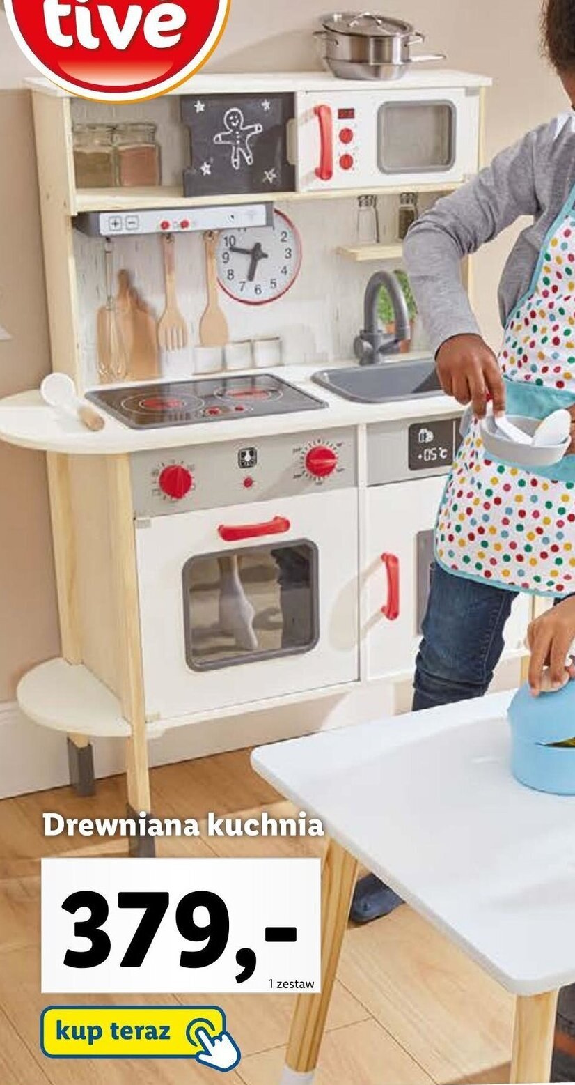 Lidl Play tive Drewniana kuchnia oferta