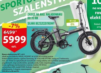 Auchan Rower elektryczny 20 oferta