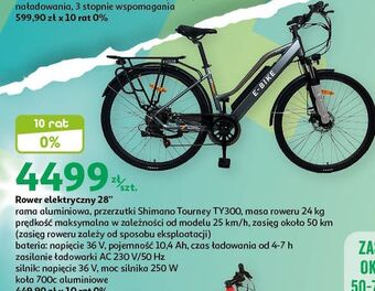 Auchan Rower elektryczny 28 oferta