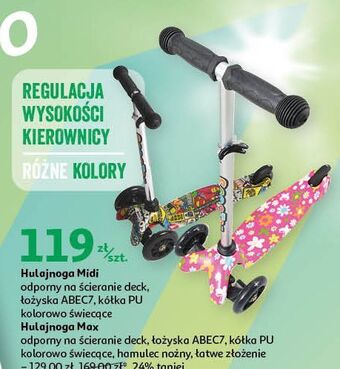 Auchan Hulajnoga midi oferta