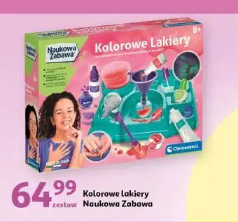 Auchan Zestaw kolorowe lakiery clementoni oferta