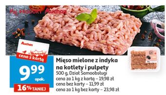 Auchan Mięso mielone z indyka na kotlety auchan oferta