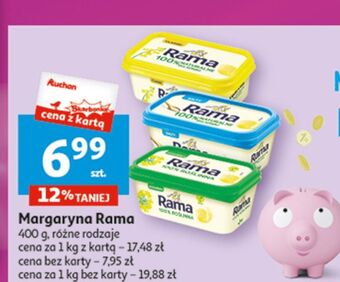 Auchan Margaryna rama salty oferta