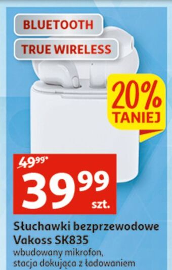 Auchan Słuchawki tws sk-835 vakoss oferta