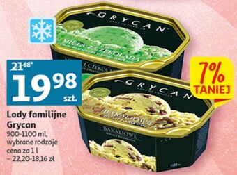 Auchan Lody bakaliowe grycan oferta
