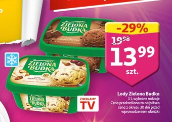 Auchan Lody bakaliowe z kawałkami bakalii zielona budka oferta