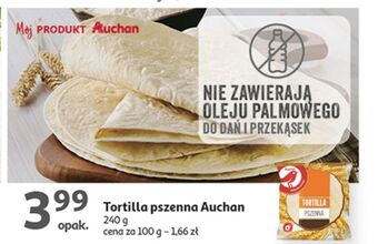 Auchan Tortilla pszenna auchan oferta