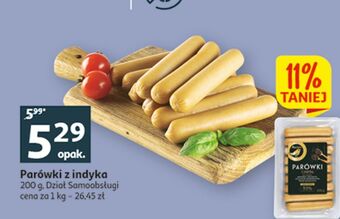 Auchan Parówki z indyka auchan oferta