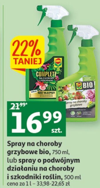Auchan Spray na choroby i szkodniki 2w1 compo oferta