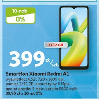 Auchan Smartfon redmi mi a1 czarny xiaomi oferta