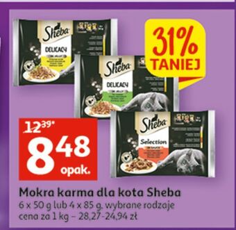 Auchan Karma dla kota drobiowa sheba delicato oferta