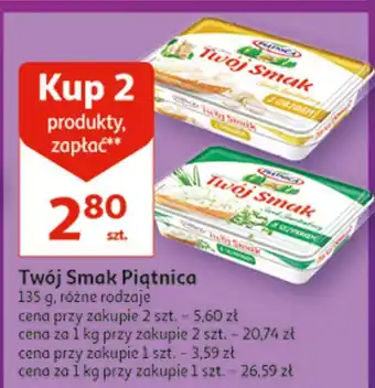 Auchan Serek śmietankowy z chrzanem piątnica twój smak oferta