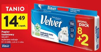 Intermarche Papier toaletowy delikatnie biały velvet oferta