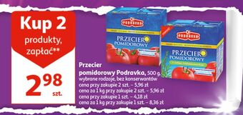Auchan Przecier pomidorowy podravka oferta