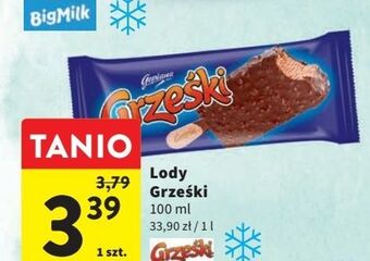 Intermarche Lód czekoladowy grześki oferta