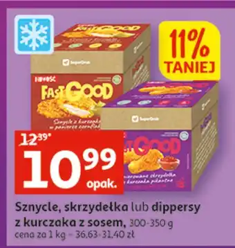 Auchan Skrzydełka z kurczaka panierowane pikantne sosem słodkie chili superdrob oferta