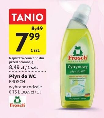 Intermarche Płyn do wc cytrynowy frosch oferta