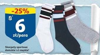 Auchan Skarpety sportowe damskie oferta