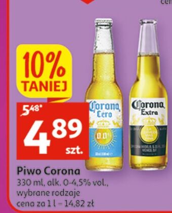 Auchan Piwo corona extra 0.0% oferta