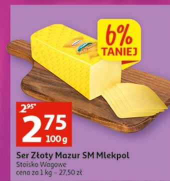 Auchan Ser złoty mazur mlekpol oferta
