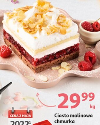 Auchan Ciasto malinowa chmurka oferta