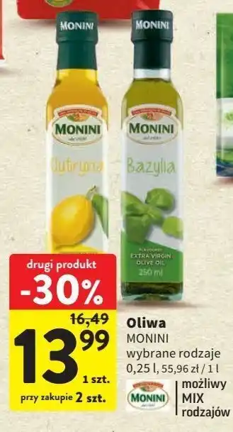 Intermarche Oliwa z oliwek bazylia monini oferta