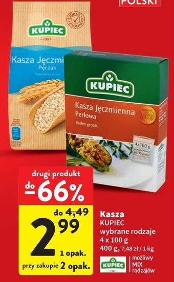 Intermarche Kasza jęczmienna perłowa kupiec oferta