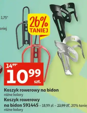 Auchan Koszyk rowerowy na bidon 591445 oferta