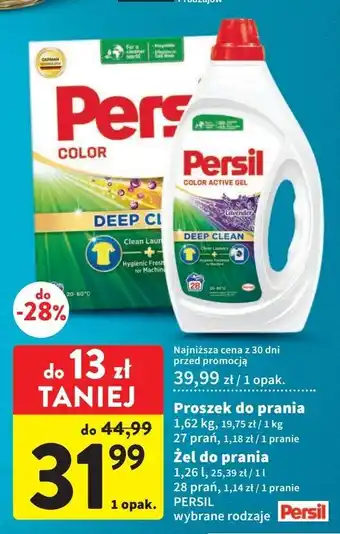 Intermarche Proszek do prania persil color oferta