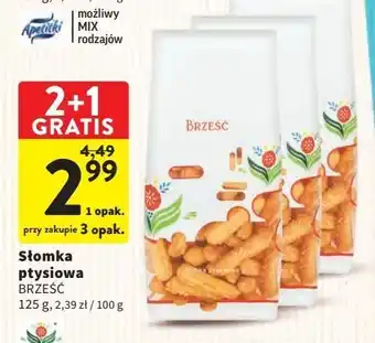 Intermarche Słomka ptysiowa brześć oferta