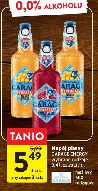 Intermarche Piwo garage energy mango oferta