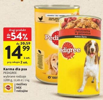 Intermarche Karma dla psa wołowina pedigree oferta