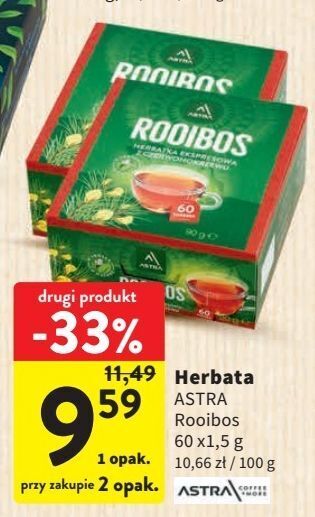 Intermarche Herbata astra rooibos oferta