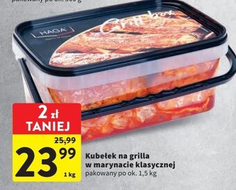 Intermarche Kubełek na grill w marynacie klasycznej haga oferta