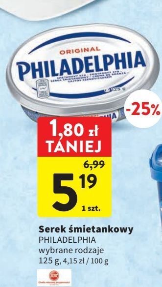 Intermarche Serek original philadelphia oferta