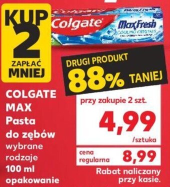 Kaufland Colgate Max Fresh Pasta do zębów 100ml oferta