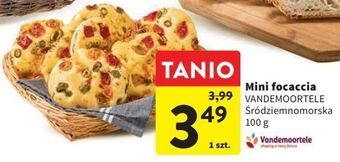 Intermarche Mini focaccia śródziemnomorska vandemoortele oferta