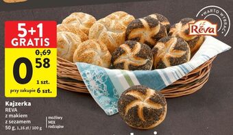 Intermarche Kajzerka z sezamem reva oferta