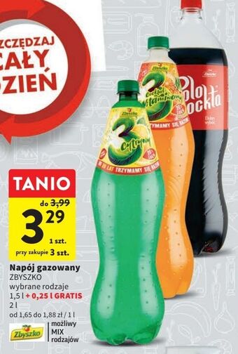 Intermarche Napój zbyszko 3 cytryny oferta