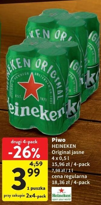 Intermarche Piwo heineken oferta