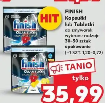 Kaufland Tabletki do zmywarek ultimate lemon finish quantum oferta